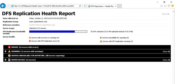 DFSr Report1